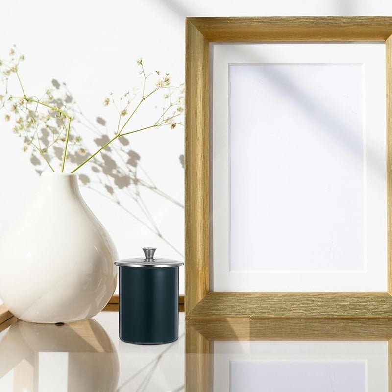 Metal Ashtray with Lid for Outdoor Home Office Decor Cigarette Ashbucket Capacity - Image 5